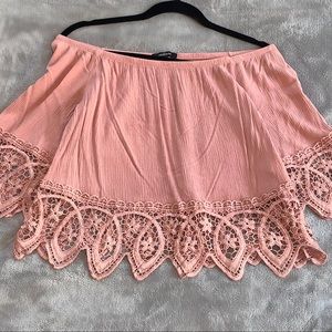 Off the shoulder top